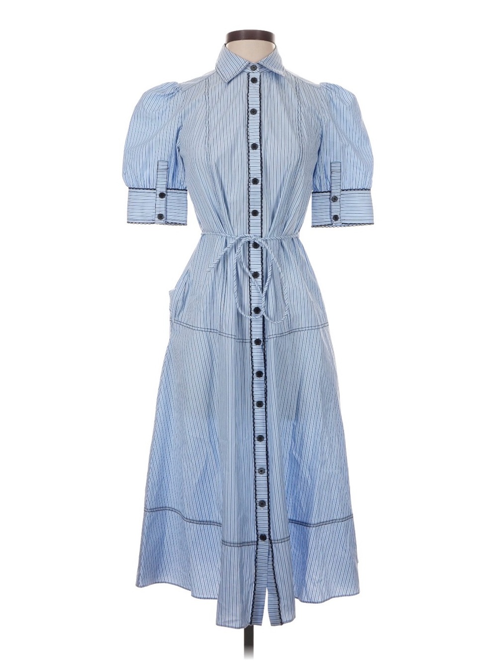 Cartolina Collared 100 Cotton Shirt Dress Xxs